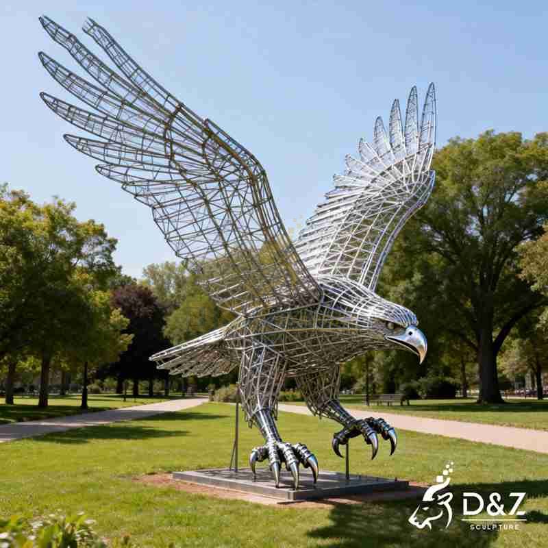 large outdoor eagle statue