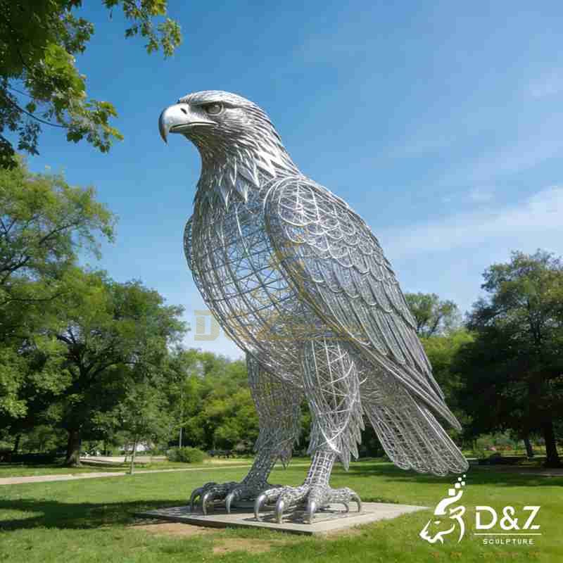 large eagle statue