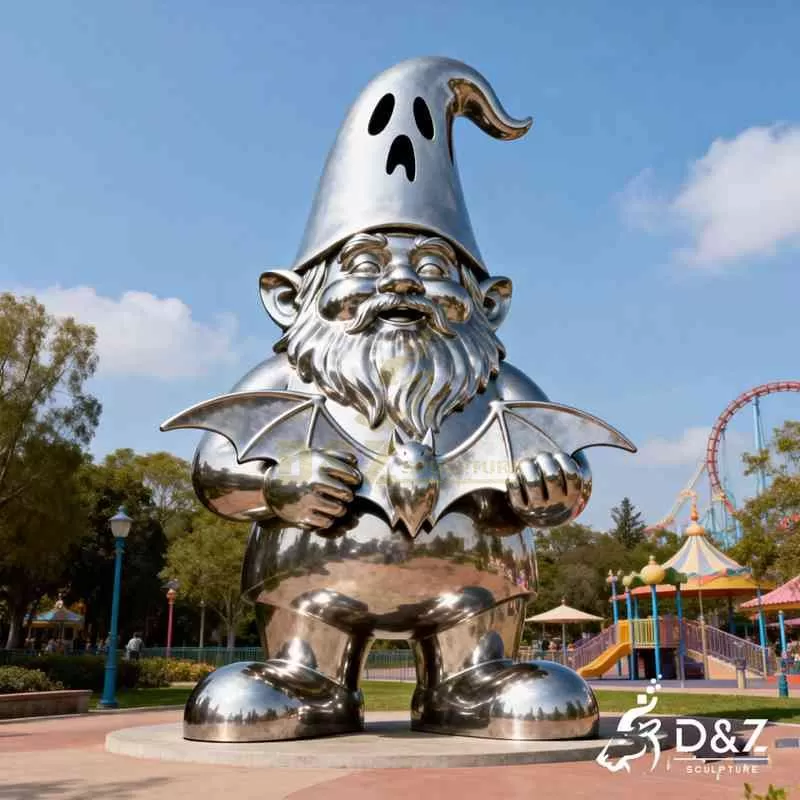 Magical Metal Ghost Elf Sculpture for Garden DZJ-389