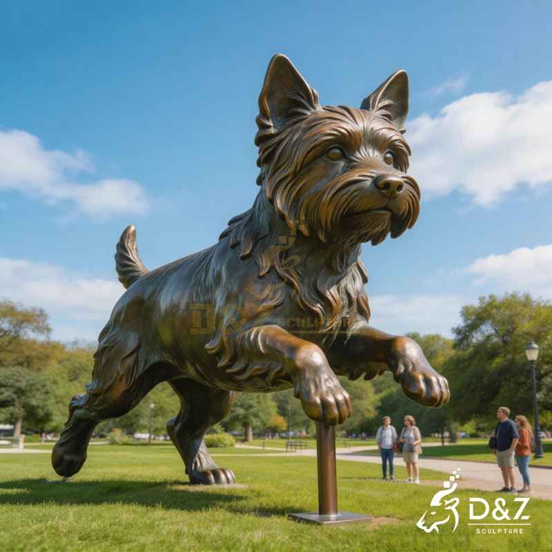 Large Bronze Yorkshire Statue for Park DZJ-415
