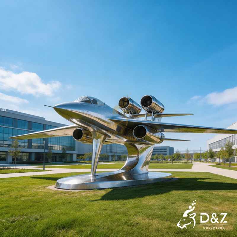 airplane art sculpture
