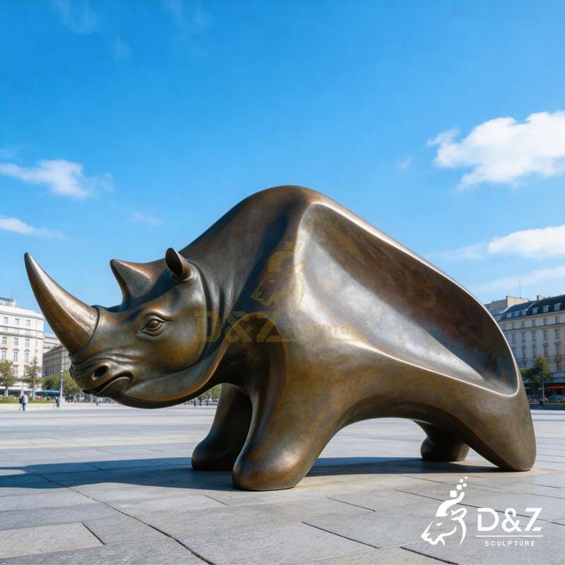 rhino statue