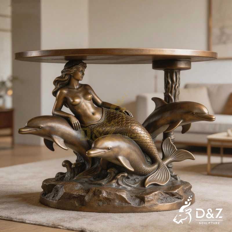 vintage mermaid coffee table