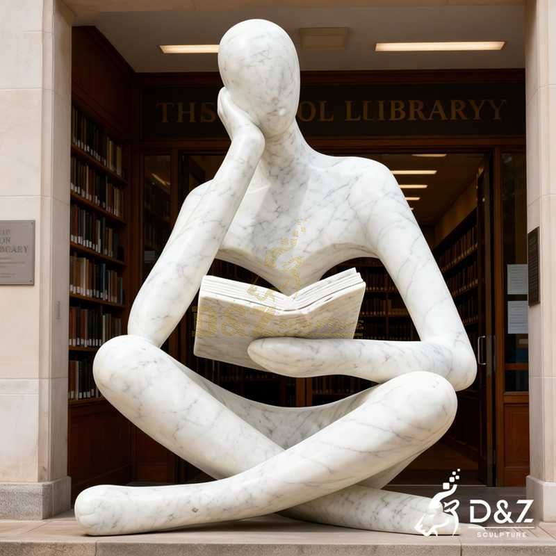 reading man statue