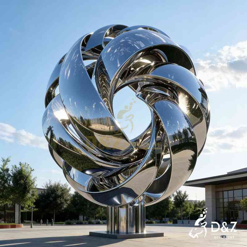 Large Outdoor Metal Abstract Modern Sculpture for Sale DZJ-434