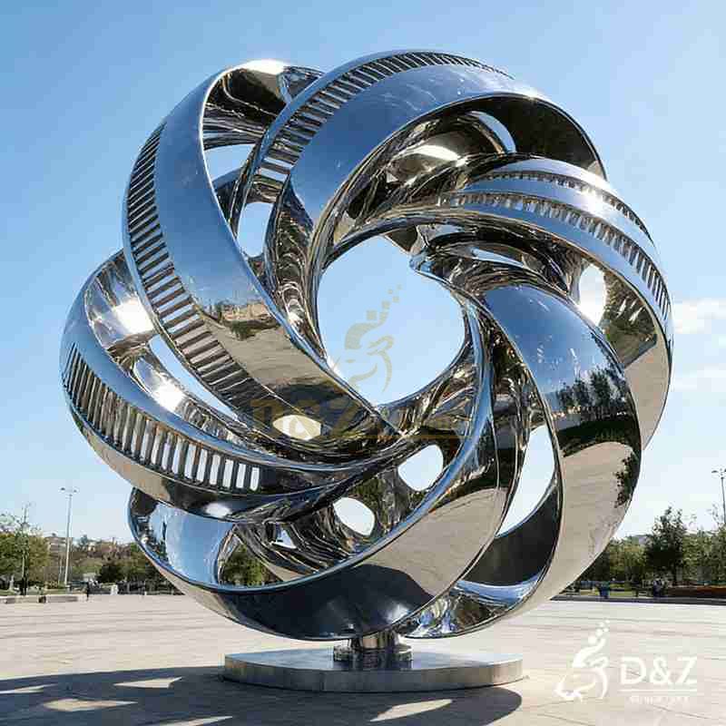 metal modern sculpture