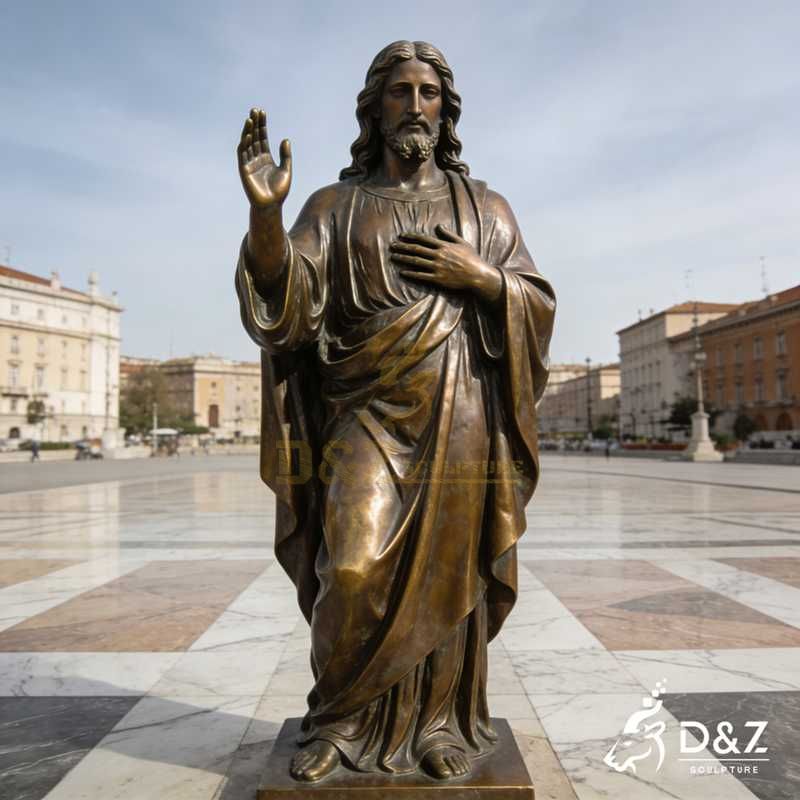 sacred heart jesus statue