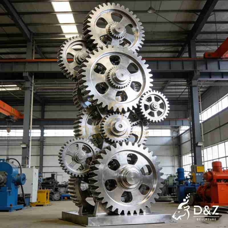 gear sculpture