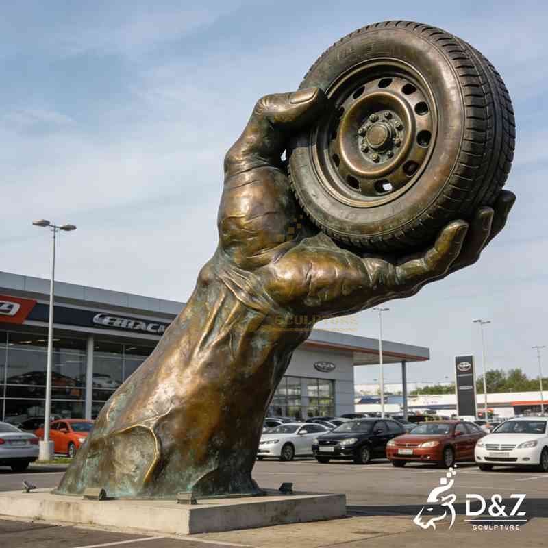 tire art sculpture