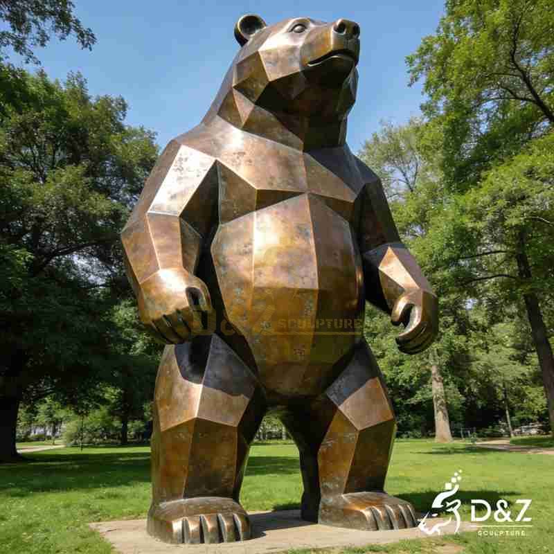 large bear statue
