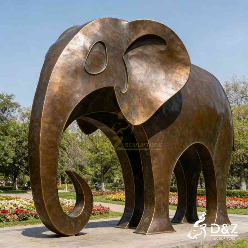 outdoor elephant statue