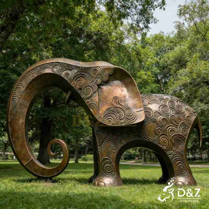large elephant statue