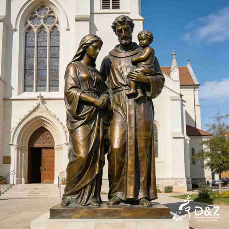 catholic holy family statue