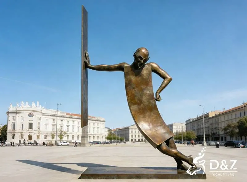 15 Large Bronze Modern Statues in Contemporary Landscape Art