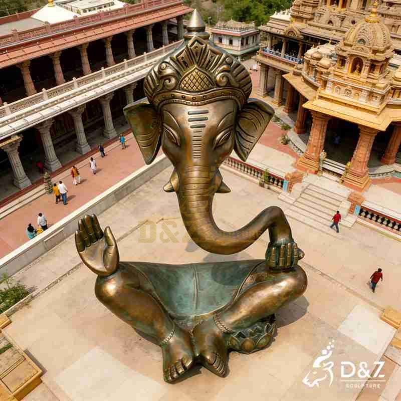 outdoor ganesh statue