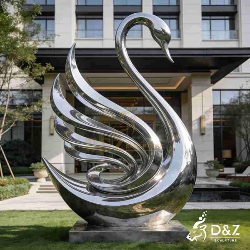 swan sculpture