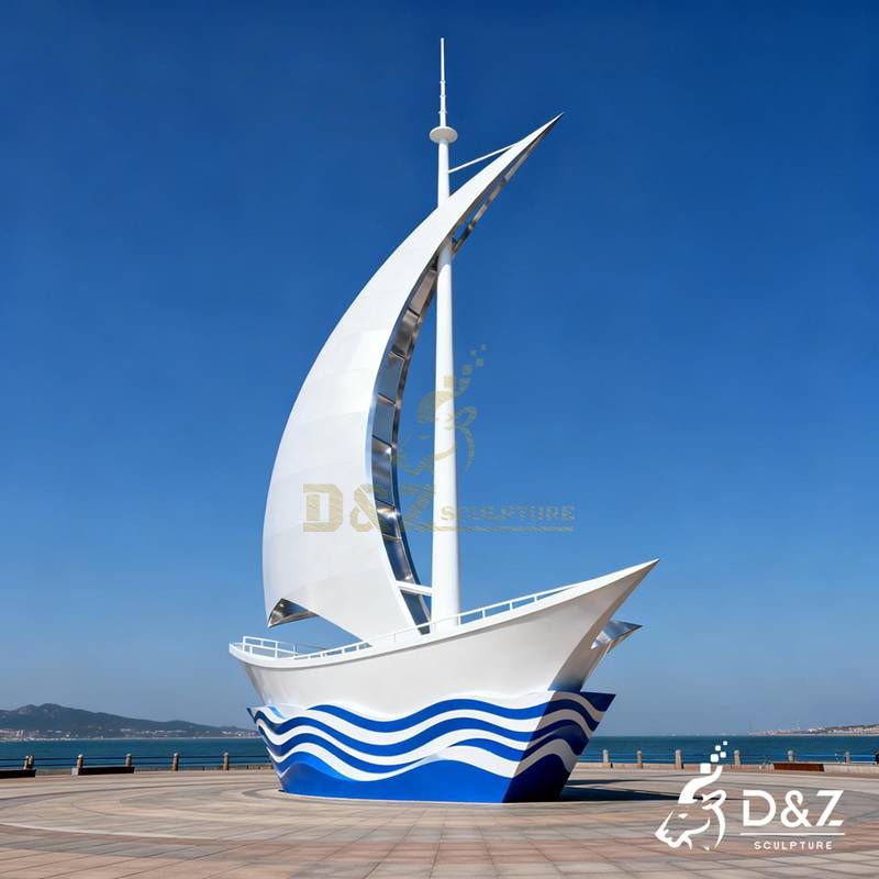 sailboat sculpture
