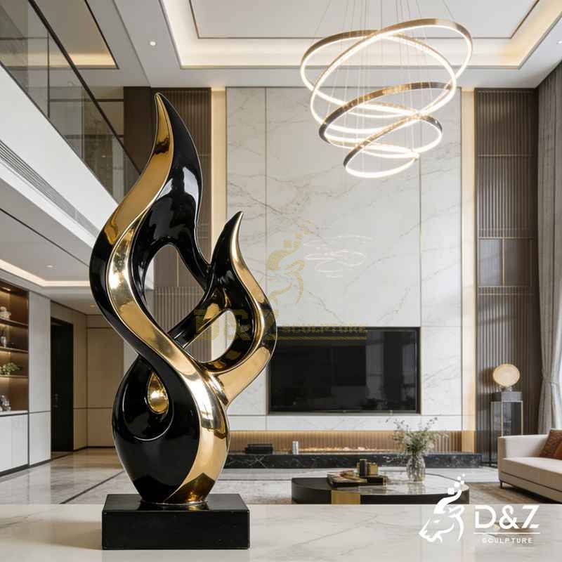 flame garden sculpture