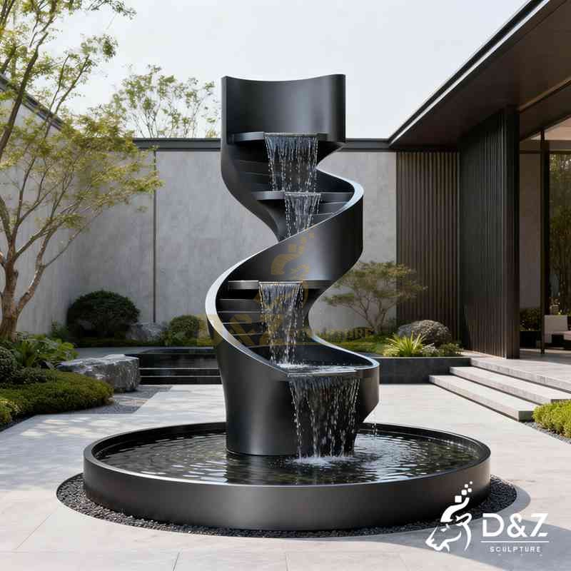 spiral fountain
