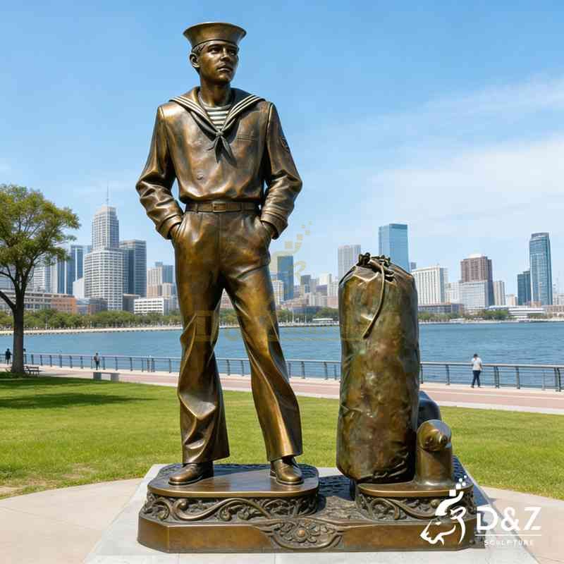 Sailor garden statue2