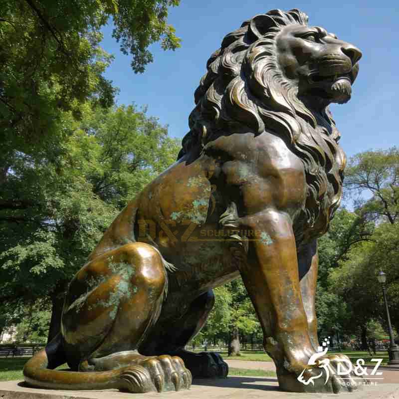 large lion statue