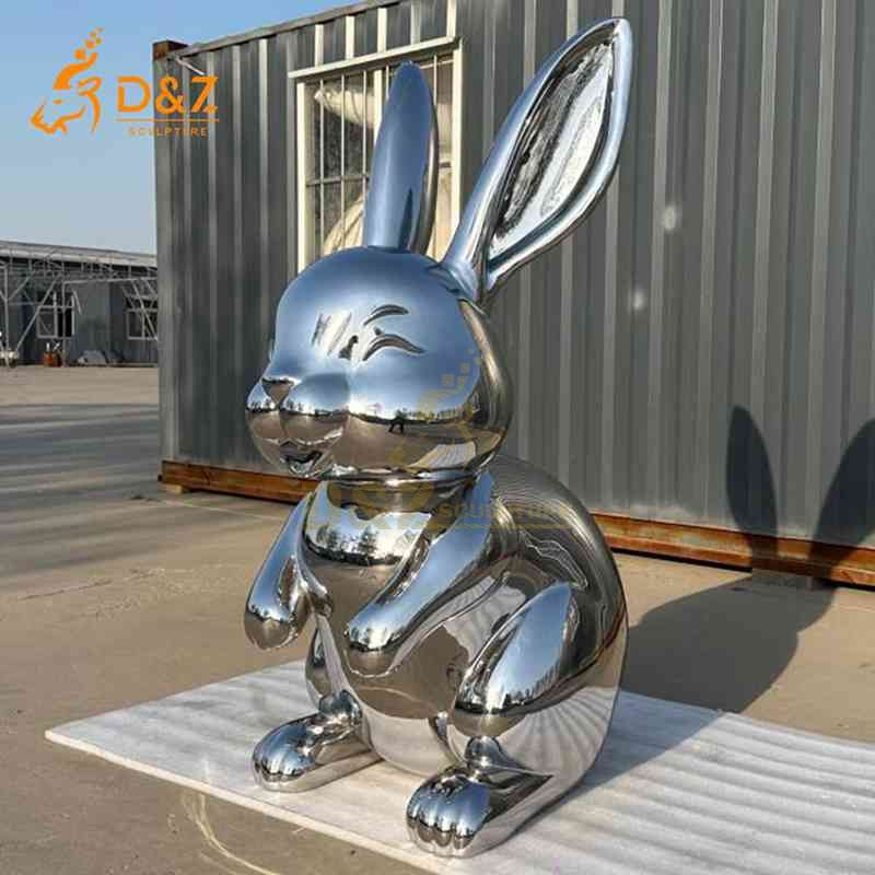 modern rabbit sculpture