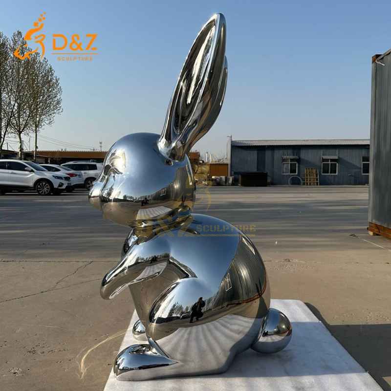 large rabbit sculpture