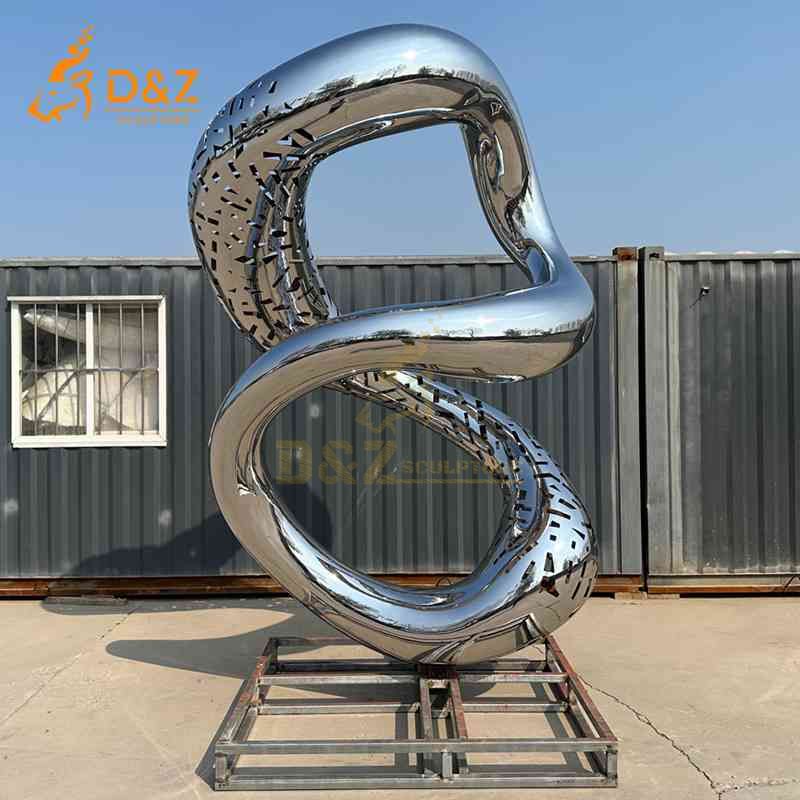 Modern Metal Hollow 8 Digital Sculpture for Sale DZJ-509
