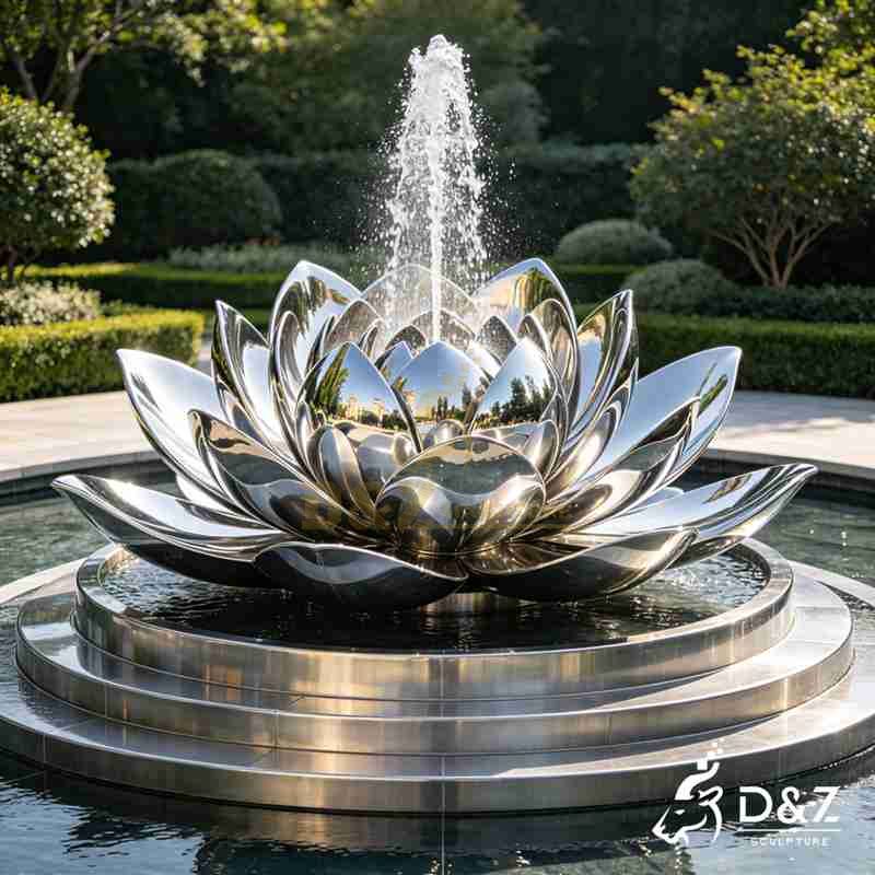 lotus flower fountain