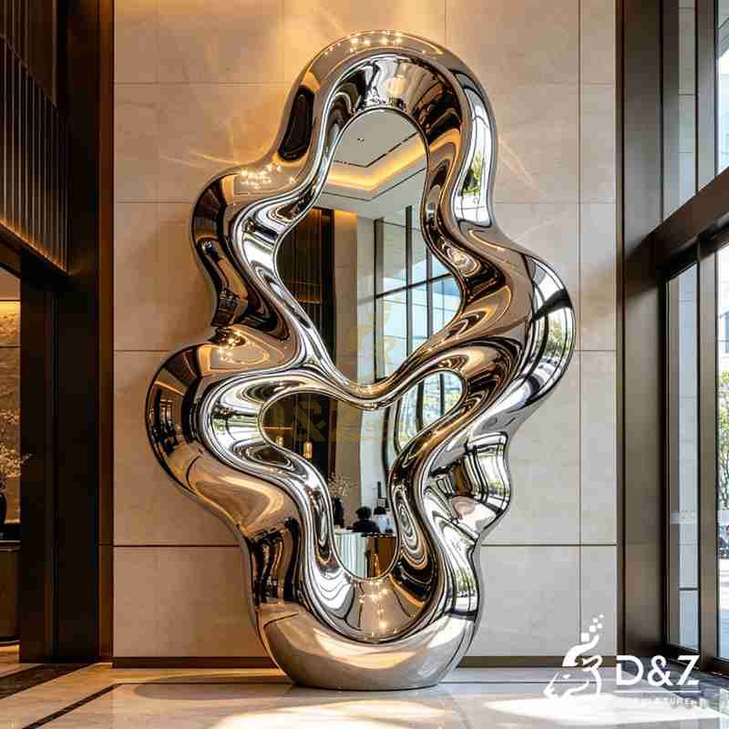 mirror sculpture wall art