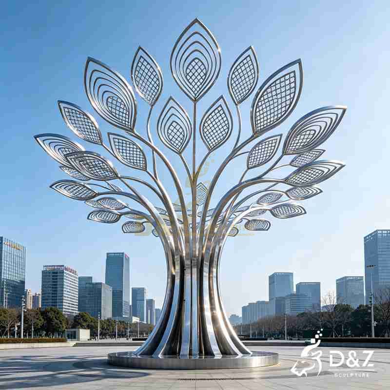 metal sculpture tree of life