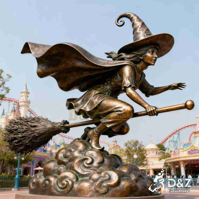 large witch statue