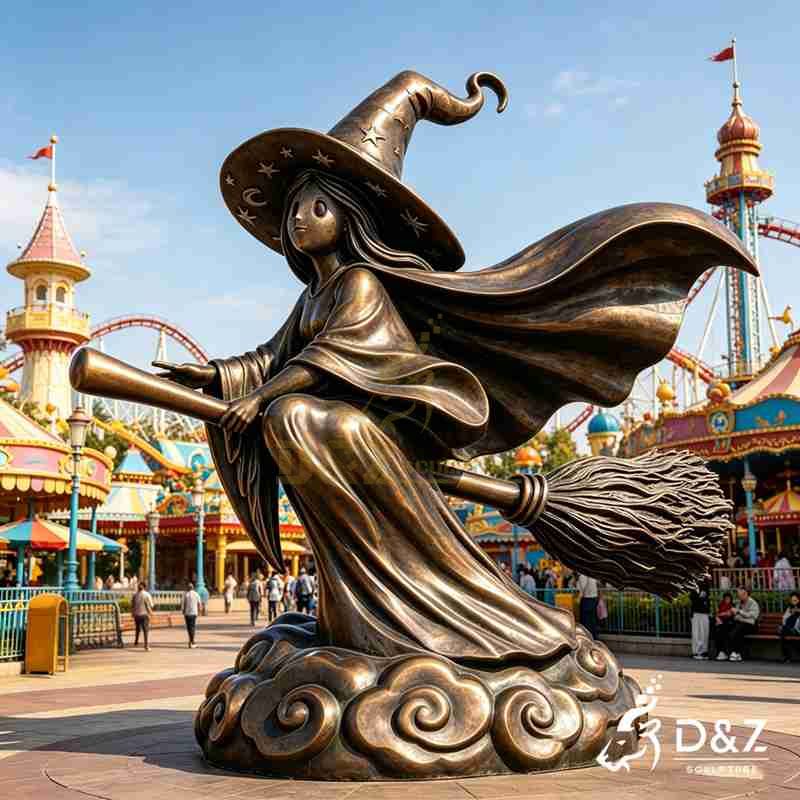 enchanted witch statue