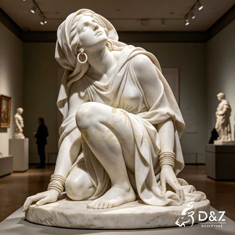 marble magdalene statue