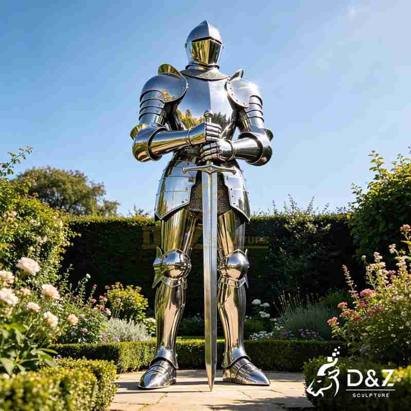 knight warrior sculptures