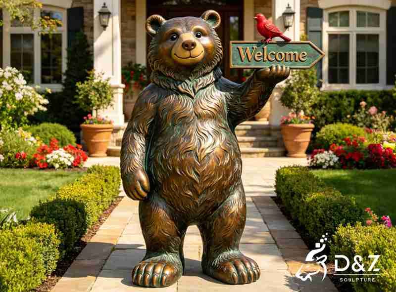 20 Large Bronze Animal Garden Statues: Classic Outdoor Decor