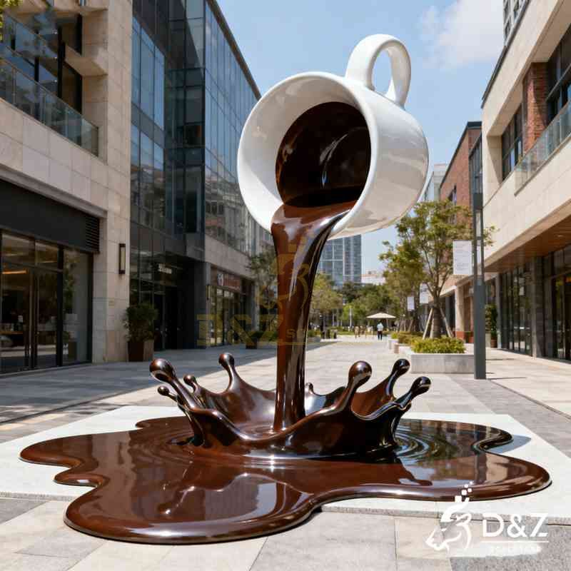 large modern metal sculpture