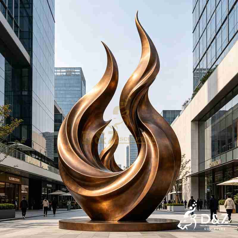 flame garden sculpture