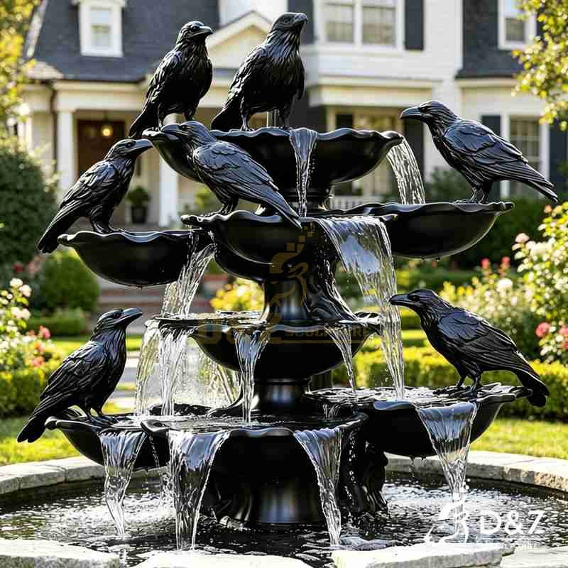 crow water fountain