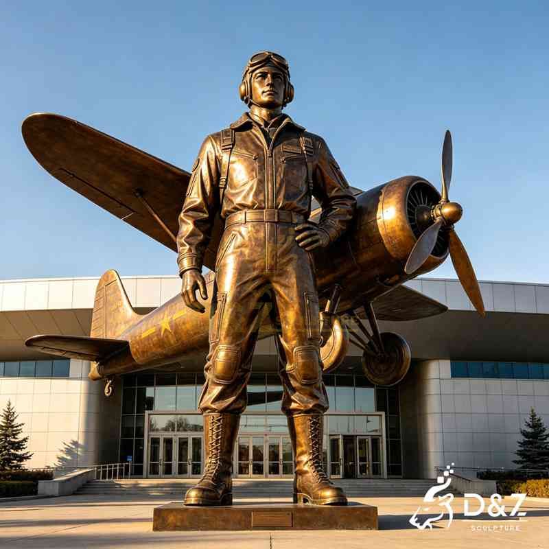fighter pilot statue