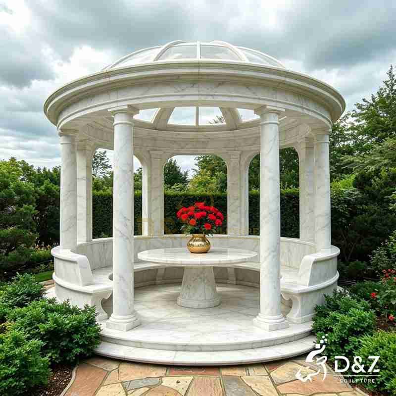 large round gazebo