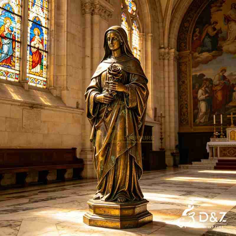 female saint statue