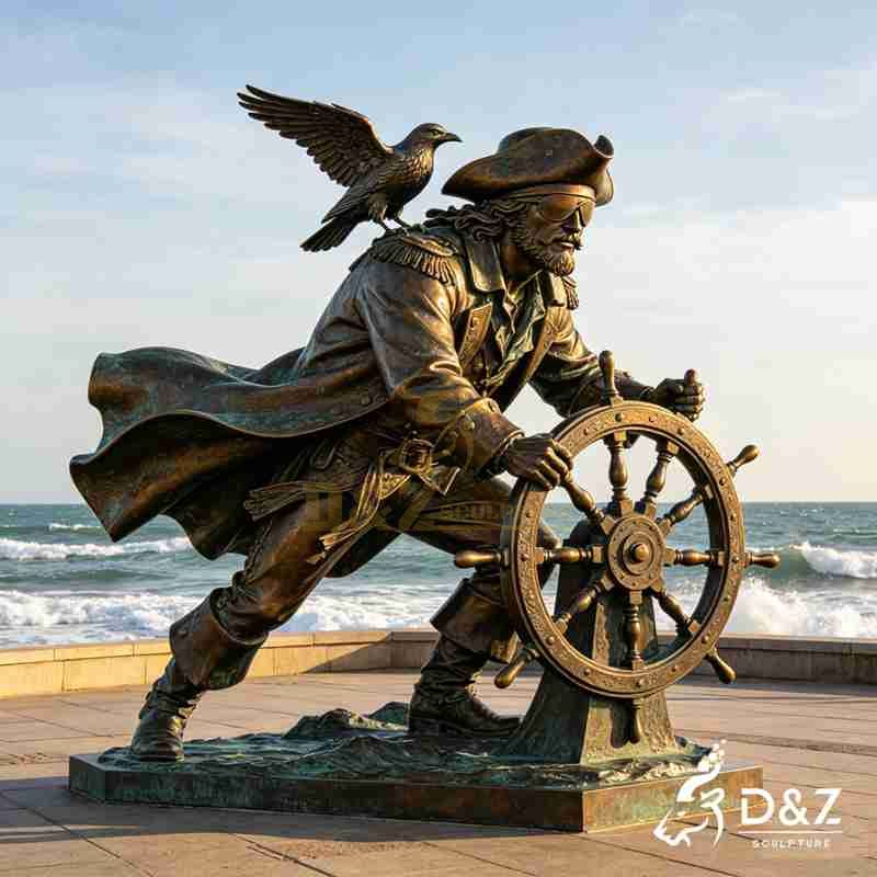 Pirate garden statues2