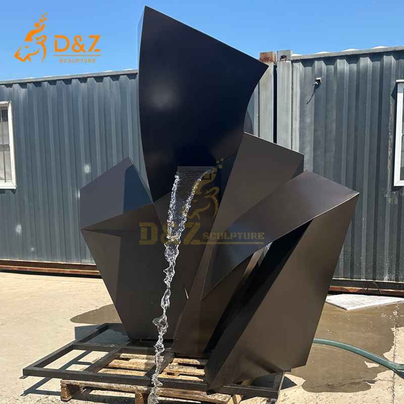 metal waterfall fountain
