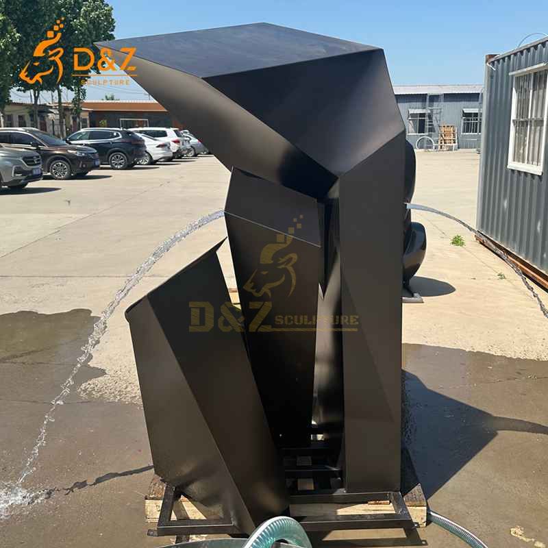large outdoor waterfall fountain