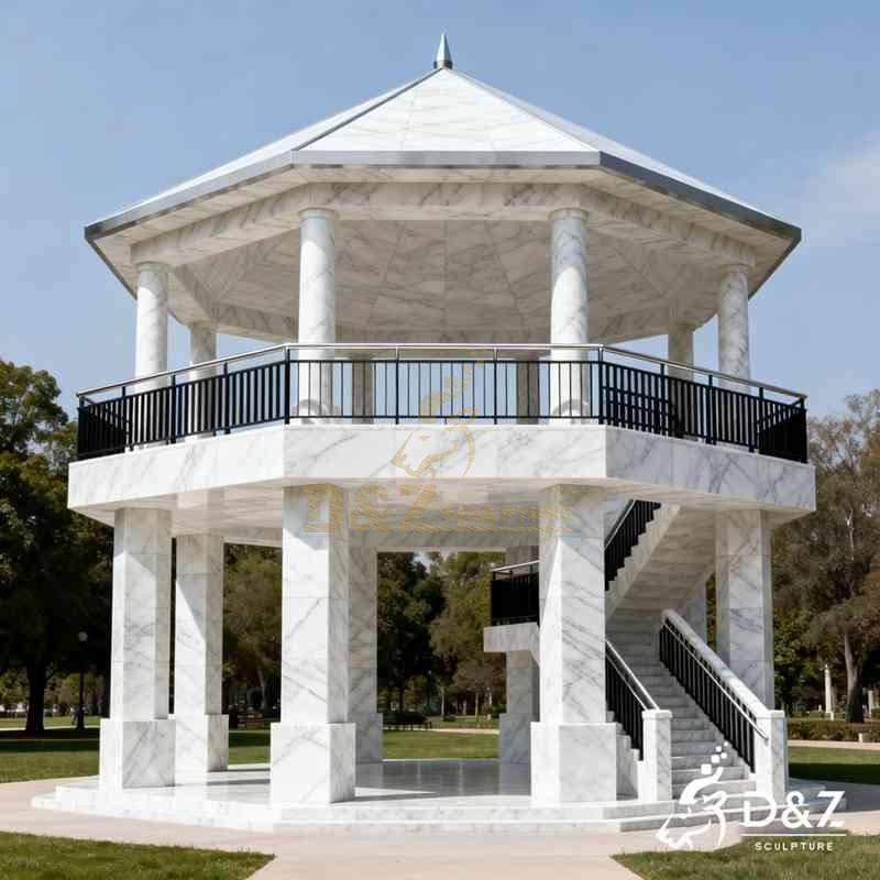 round marble gazebo