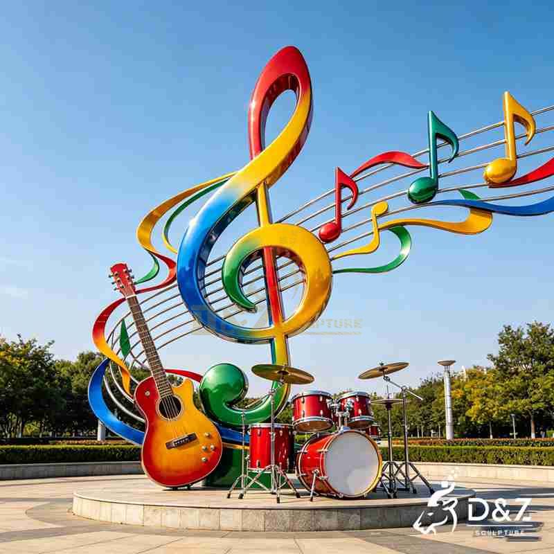 metal music sculpture