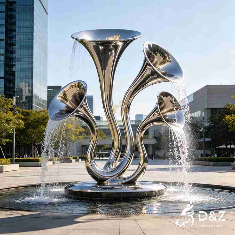 outdoor modern fountain