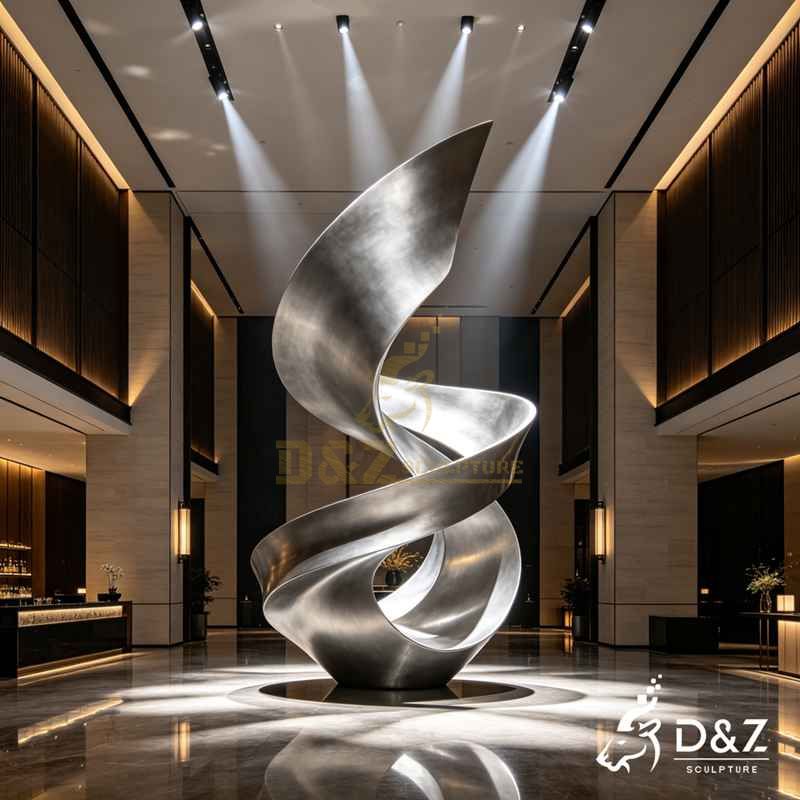 metal abstract sculpture