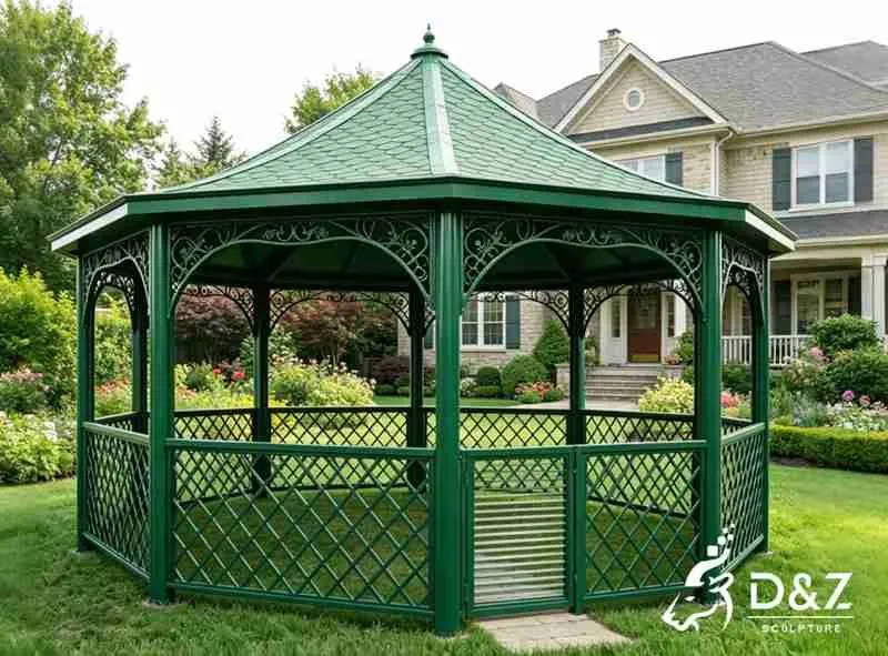 15 Luxury Large Outdoor Metal Gazebos for Landscape Projects